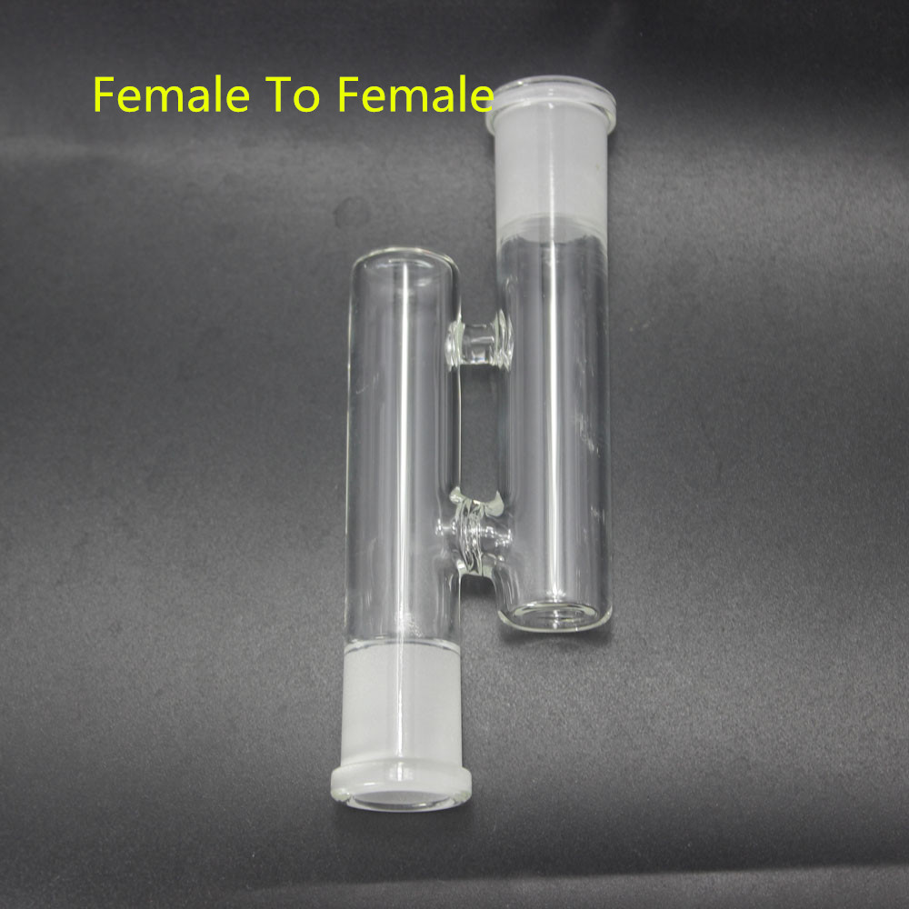 1 Piece Glass Adapter Two Joint Size Female 14.4mm to 14.4mm 18.8mm to 18.8mm For Glass Bong Water Pipes
1 Piece Glass Adapter Two Joint Size Female 14.4mm to 14.4mm 18.8mm to 18.8mm For Glass Bong Water Pipes