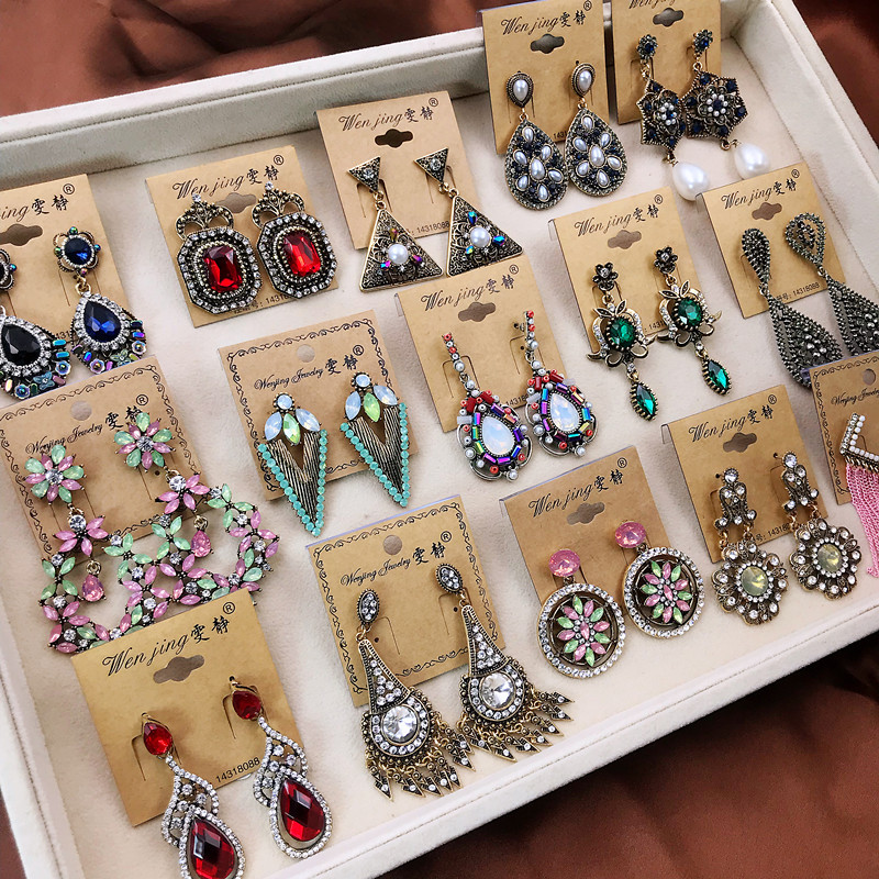 10 pairs retro Bohemian eardrop Jewelry Lots folk style exaggerated long tassel earrings flowers Leaf Heart earrings dangler Jewelry
10 pairs retro Bohemian eardrop Jewelry Lots folk style exaggerated long tassel earrings flowers Leaf Heart earrings dangler Jewelry