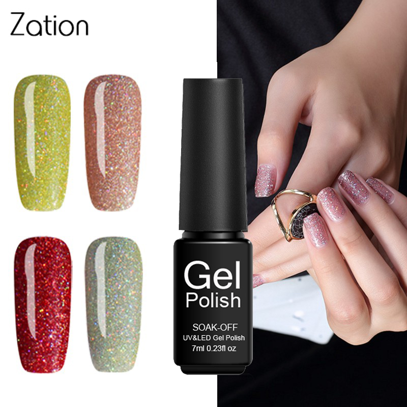 Zation Neon Nail Gel Polish Semi Permanent Shiny Nail Polish Glitter Gel Glint Long Lasting Soak Off Hybrid UV Varnish Art, 61white
Zation Neon Nail Gel Polish Semi Permanent Shiny Nail Polish Glitter Gel Glint Long Lasting Soak Off Hybrid UV Varnish Art, 61white