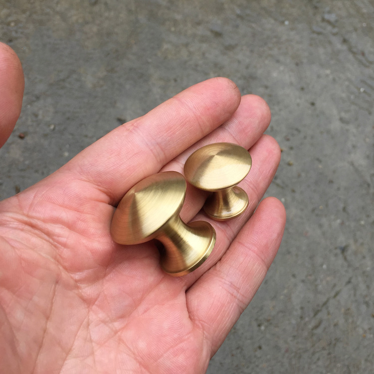 4pics solid simple drawer knob furniture door handle hardware cabinet wardrobe shoe single hole round cone pull