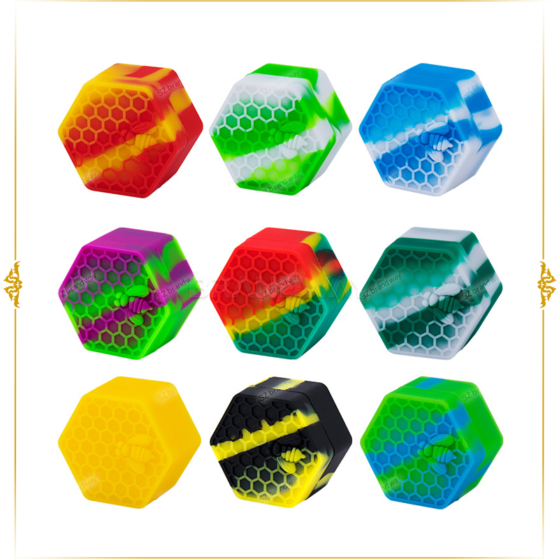 FDA Silicone Honeybee Hexagon 26mL Container Jars Dab With Bag for Vaporizer Oil Wax Crumble Storeage
FDA Silicone Honeybee Hexagon 26mL Container Jars Dab With Bag for Vaporizer Oil Wax Crumble Storeage