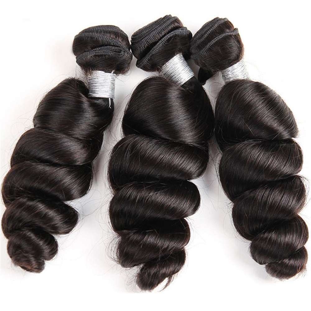 9A Unprocessed Cuticle Aligned Brazilian Hair loose Wave Weft Remy Human Hair Extensions Peruvian Indian Malaysian Dyeable