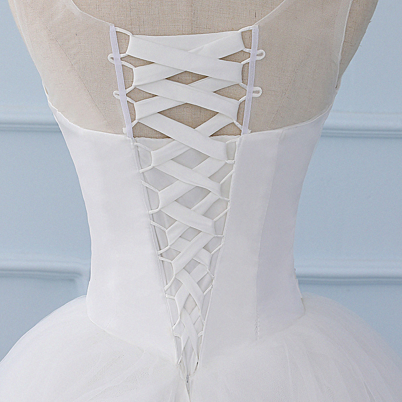 2018 Simple Lace Wedding Dress Cheap Customized Bridal Gowns Women Plus Size Wedding Dresses Ball Gown Vestidos Novia