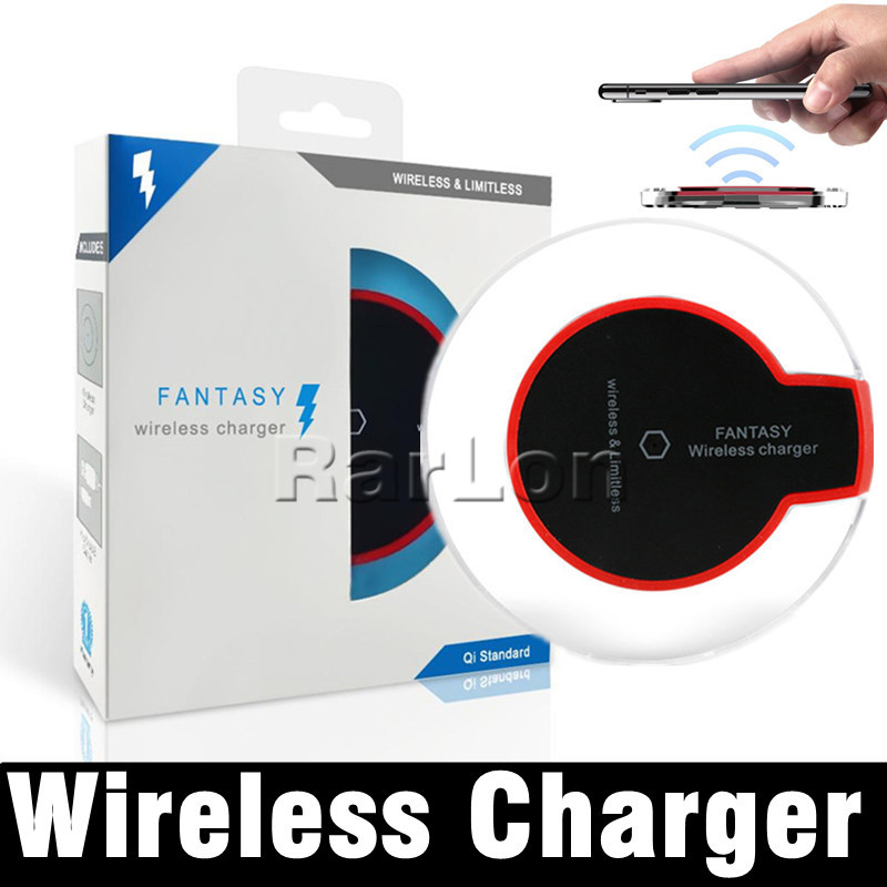 High Quality Qi Wireless Charger For Samsung S10 S8 NOTE iphone Xs max Fantasy High Efficiency pad Dock Chargers with retail packing
High Quality Qi Wireless Charger For Samsung S10 S8 NOTE iphone Xs max Fantasy High Efficiency pad Dock Chargers with retail packing