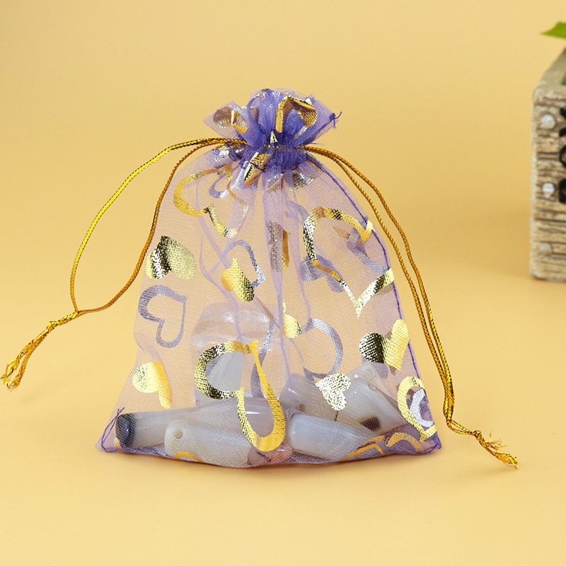 7*9 cm Wholesale transparent Eugen gauze bag candy bags purple gilded peach heart bag for small items 100pcs/lot drop shipping
7*9 cm Wholesale transparent Eugen gauze bag candy bags purple gilded peach heart bag for small items 100pcs/lot drop shipping