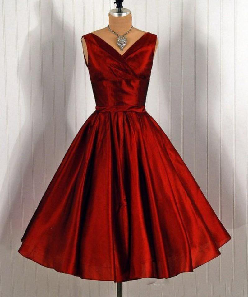 Exquisite Simple Burgundy A Line Dresses Prom Wear V Neck Taffeta Tea Length Party Evening Gowns Custom 2018, Hunter green
Exquisite Simple Burgundy A Line Dresses Prom Wear V Neck Taffeta Tea Length Party Evening Gowns Custom 2018, Hunter green
