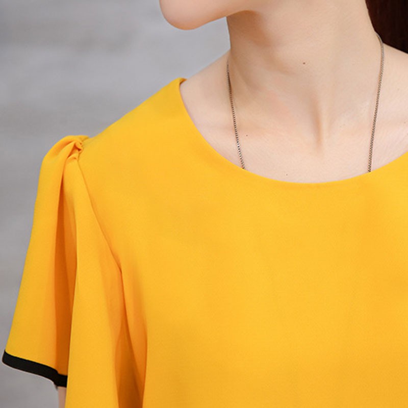 EFINNY Women Summer Suit Plus size Loose Breathable Jacket Cropped Pants Two Sets of Clothes Female