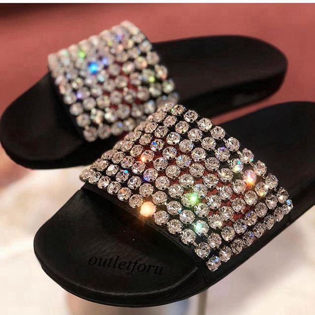 fashion Black Crystal-embellished Slides sandals mens womens summer outdoor beach causal slippers indoor flip flops with box
fashion Black Crystal-embellished Slides sandals mens womens summer outdoor beach causal slippers indoor flip flops with box