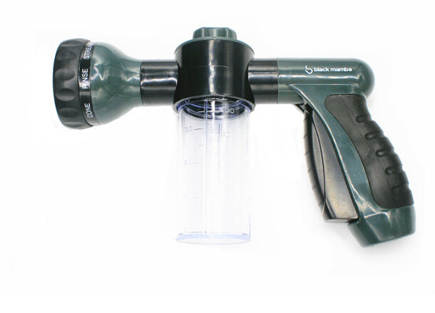 Garden Hose Nozzle Adjustable Hose Spray Nozzle New Upgrade High Pressure 8 Way Spray Pattern With 3.5Oz Soap Spray