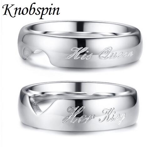 Stainless Steel Hollow Love Heart Stitching Rings for Women Men Silver Color Her King His Queen Couple Ring Jewelry anel anillos
Stainless Steel Hollow Love Heart Stitching Rings for Women Men Silver Color Her King His Queen Couple Ring Jewelry anel anillos