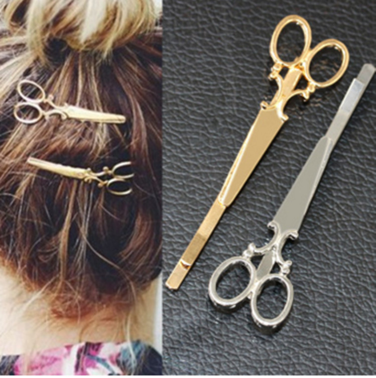 Cool Simple Head Jewelry Hair Pin Gold Scissors Shears Clip For Hair Tiara Barrettes Accessories wholesale
Cool Simple Head Jewelry Hair Pin Gold Scissors Shears Clip For Hair Tiara Barrettes Accessories wholesale