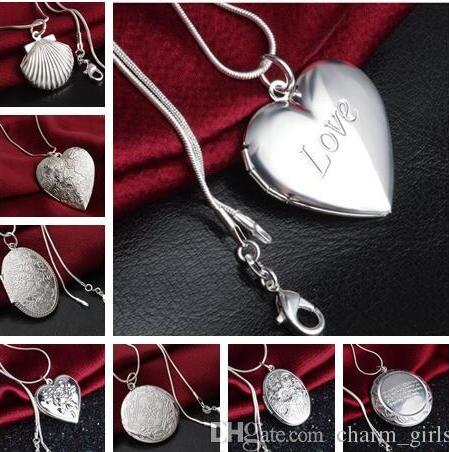 Mixed order Multi styles 5pcs plating 925 silver plated heart and cross circular love heart Ellipse square pendant necklace photo Locket
Mixed order Multi styles 5pcs plating 925 silver plated heart and cross circular love heart Ellipse square pendant necklace photo Locket