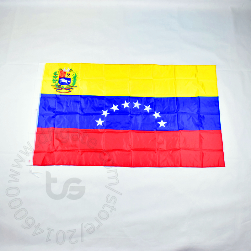 Venezuela flag national Free shipping 3x5 FT/ 90*150cm Hanging Venezuela National flag Home Decoration banner
Venezuela flag national Free shipping 3x5 FT/ 90*150cm Hanging Venezuela National flag Home Decoration banner