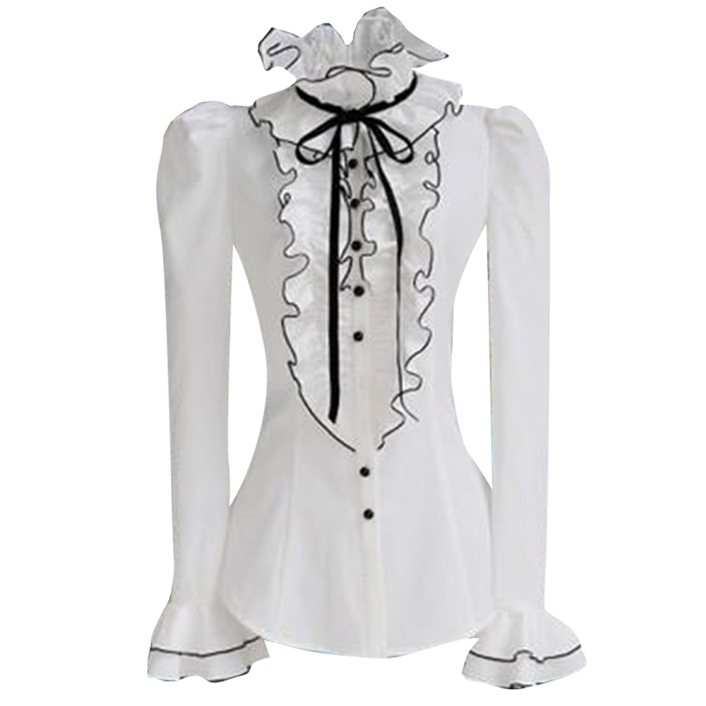 Vintage Retro Womens Tops and Blouses CHEAPEST Women Summer Autumn Blouse F0013 White Flare Sleeve Ruffled Neck Bust
Vintage Retro Womens Tops and Blouses CHEAPEST Women Summer Autumn Blouse F0013 White Flare Sleeve Ruffled Neck Bust