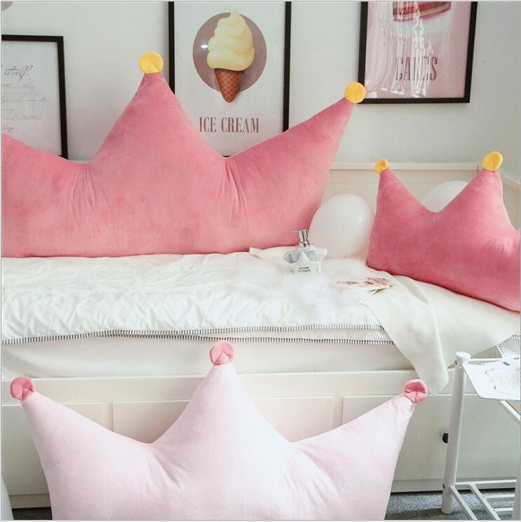 Ins boys girls Crown Princess Bed Cushion Removable children's room decoration Sofa Pillow Baby soothe toy take photo Props
Ins boys girls Crown Princess Bed Cushion Removable children's room decoration Sofa Pillow Baby soothe toy take photo Props
