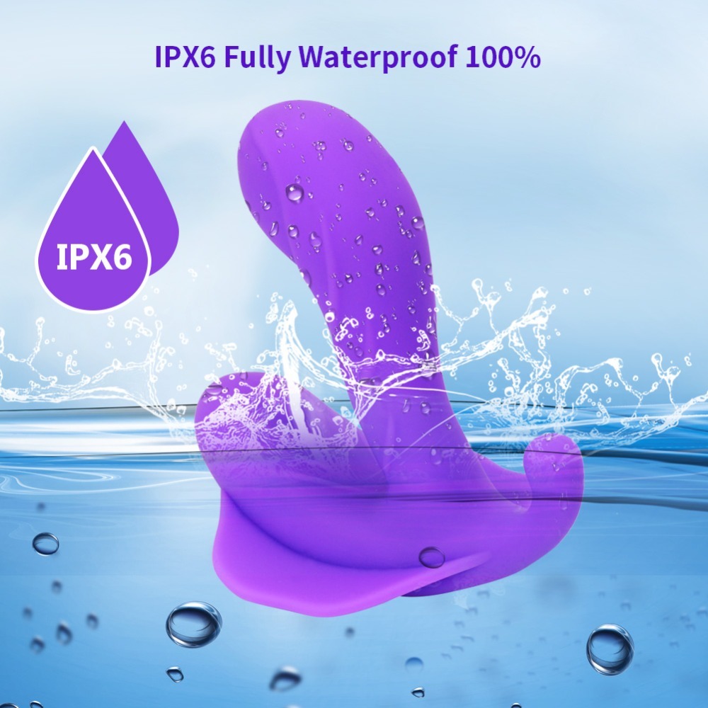 Smart Heating 2 Motors Remote Control Vibrator Female Masturbation Wearable Panties Dildo Vibrators 10 Speed Sex Toys for Woman Y18101501 - view 6
