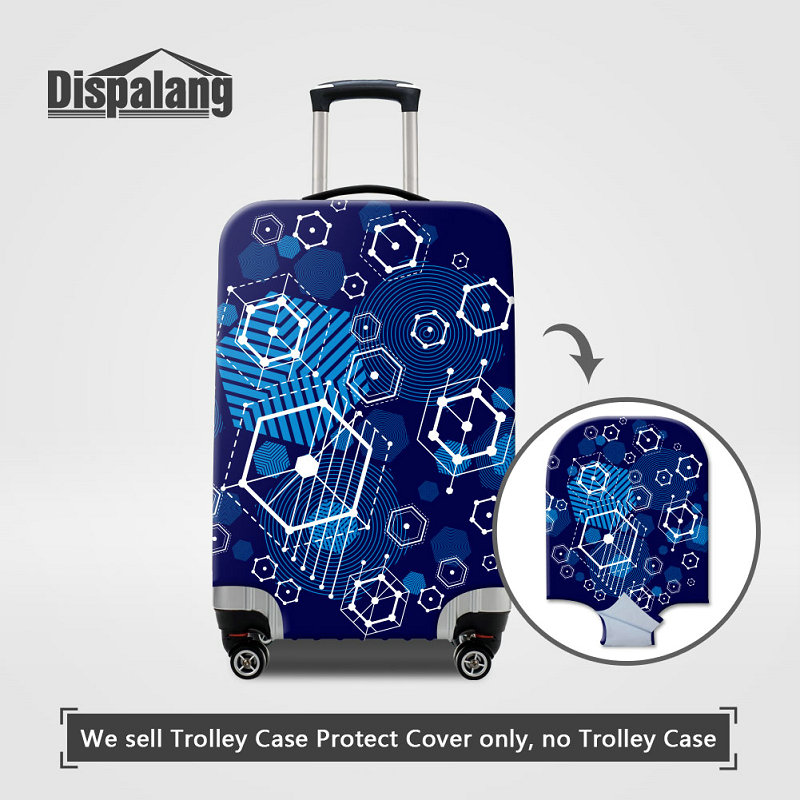 3D Printing Geometric Travel Luggage Protective Cover For 18 20 22 24 26 28 30 Inch Trunk Geometry Patterns Case On Suitcase Dust Rain Cover 
3D Printing Geometric Travel Luggage Protective Cover For 18 20 22 24 26 28 30 Inch Trunk Geometry Patterns Case On Suitcase Dust Rain Cover