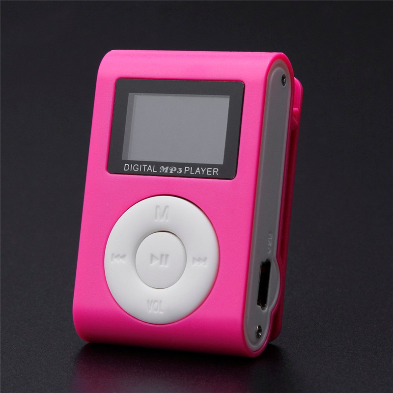 Newest mp3 mp4 Player Portable MP3 Music Player USB Clip Mini LCD Screen Support 32GB Micro SD TF Card