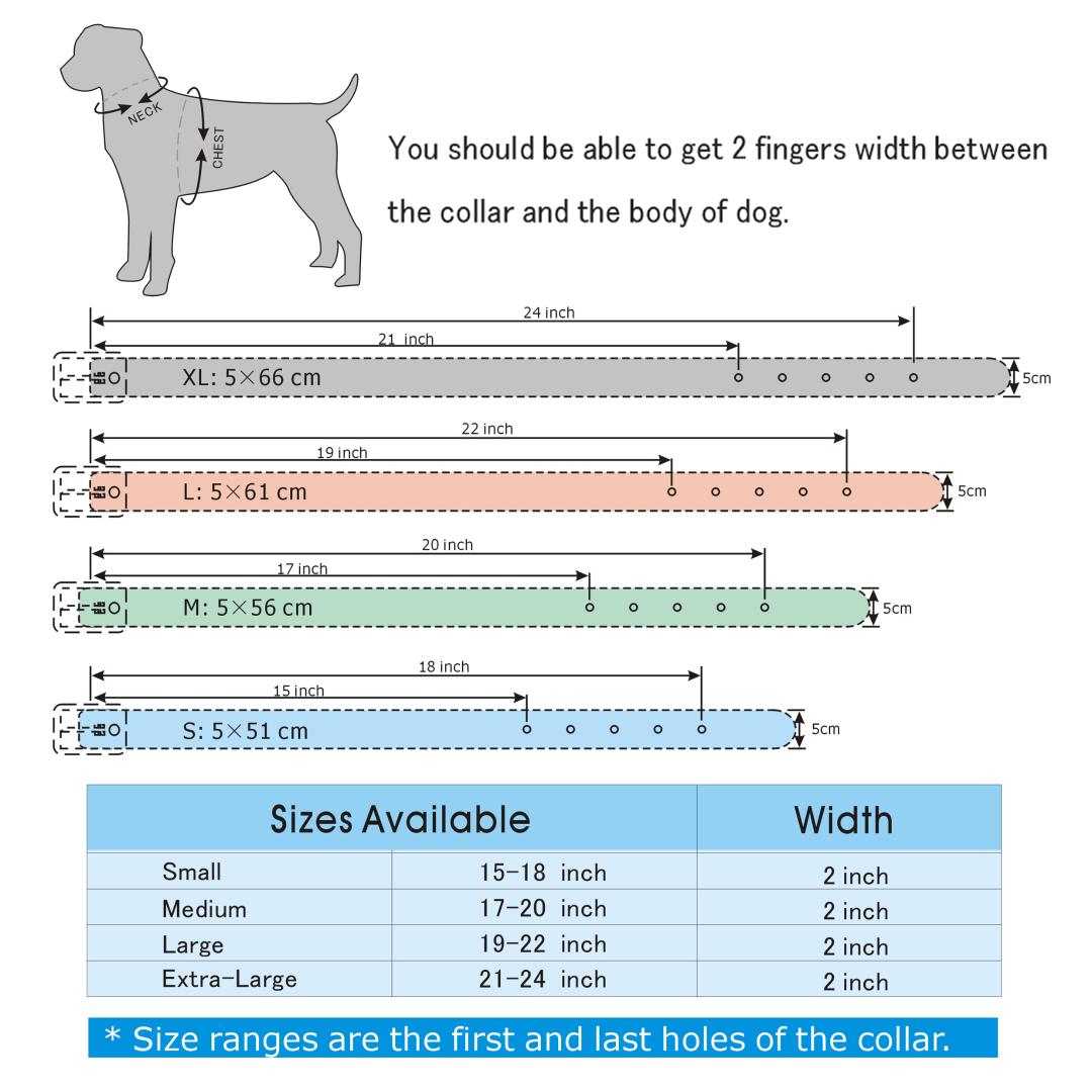 2 inch Rhinestones Dog Collars Full Sparkly Crystal Diamonds Studded PU Leather Bling Pet Appearance for Medium & Large Dogs