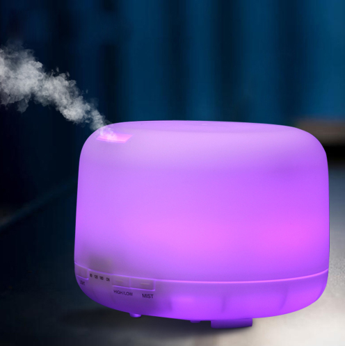 Free Shipping 500ml Oil diffuser Essential Oil Diffuser Aromatherapy Air Humidifier with 7 Colors LED Lights for Home Office Child Dedroom