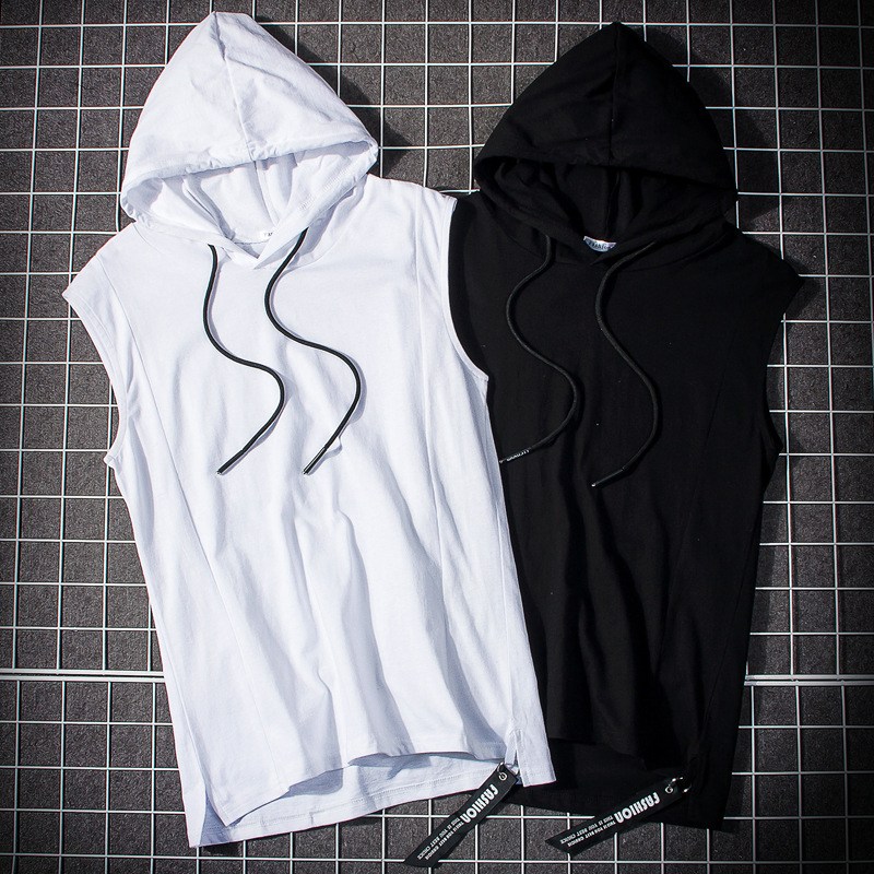 Men Vest Bodybuilding Tank Top with hooded Mens Gyms Clothing Fitness Male Sleeveless t-shirt Cotton Singlet Tanktops Sweatshirt hoodie, White
Men Vest Bodybuilding Tank Top with hooded Mens Gyms Clothing Fitness Male Sleeveless t-shirt Cotton Singlet Tanktops Sweatshirt hoodie, White