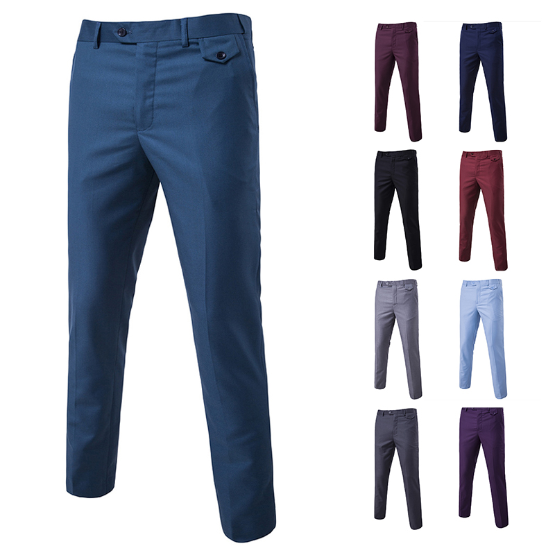Black Men Dress Pants Slim Fit Spring Autumn Mens Work Suit Pants Bussiness Office Plus Size Wedding Trousers Male
Black Men Dress Pants Slim Fit Spring Autumn Mens Work Suit Pants Bussiness Office Plus Size Wedding Trousers Male