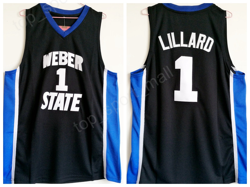 Weber State 0 Damian Lillard Jersey University Black Color Men Basketball Lillard College Jerseys Sport High Qualit
Weber State 0 Damian Lillard Jersey University Black Color Men Basketball Lillard College Jerseys Sport High Qualit