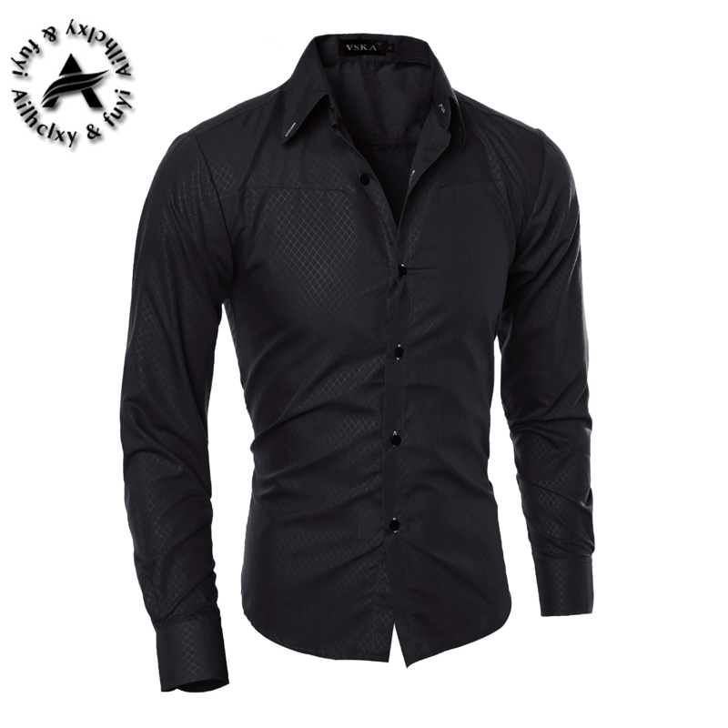 Wholesale-Men's Dress Shirt Brand 2016 Tops Mens Slim Fit Blouse Long Sleeve Fashion Dress Men Shirts Trim Shirts Cardigans R1574, White
Wholesale-Men's Dress Shirt Brand 2016 Tops Mens Slim Fit Blouse Long Sleeve Fashion Dress Men Shirts Trim Shirts Cardigans R1574, White