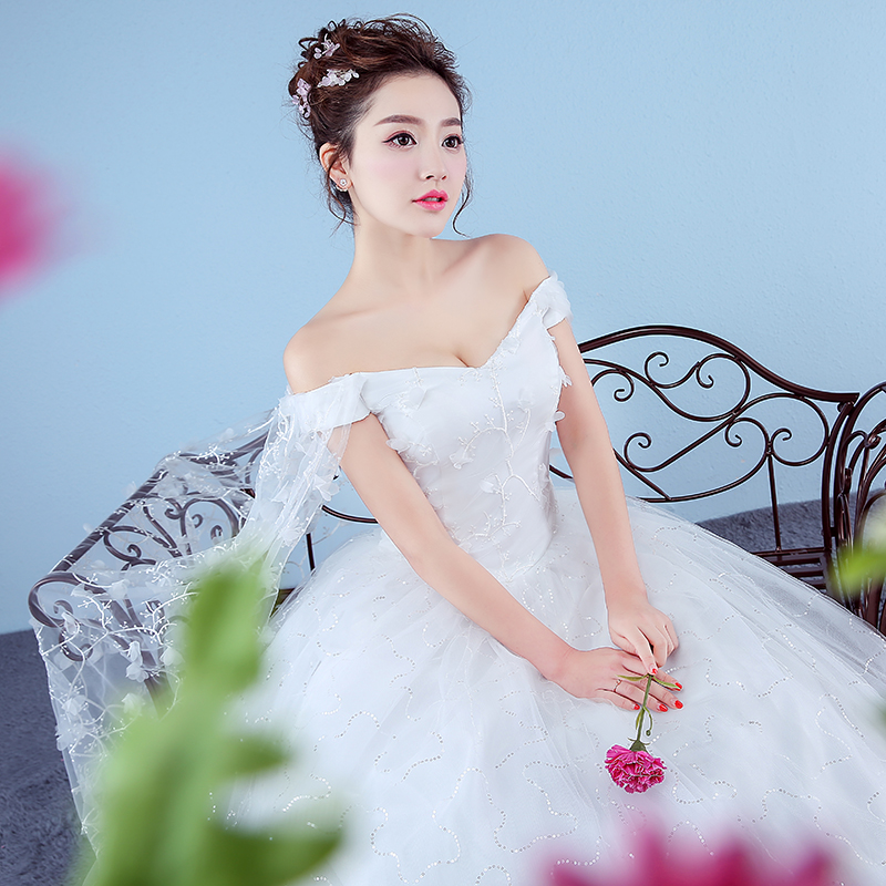 New 2018 Plus Size O-neck White Red A-line Floor Length Wedding Dresses Sequins Illusion Wrap Cheap Lace up Bride Gowns
New 2018 Plus Size O-neck White Red A-line Floor Length Wedding Dresses Sequins Illusion Wrap Cheap Lace up Bride Gowns