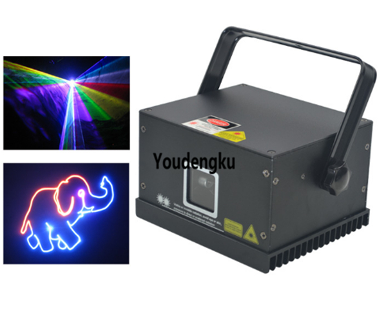 Christmas Laser lights 1000mW full color rgb animation laser show 1w rgb animation writing laser light