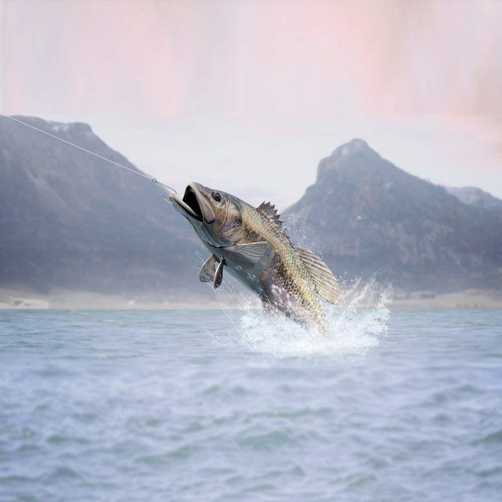 50pcs Fishing Hooks Saltwater Large Giant and Alligator Hooks Extra Strong 420 Stainless Steel Fishing Hook