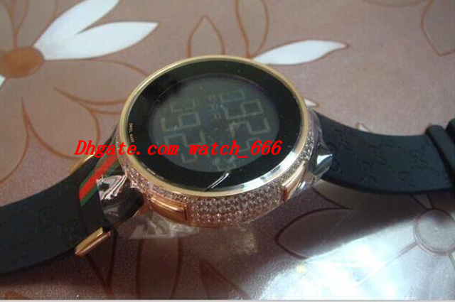 Luxury Wristwatch Digital Rose Gold Diamond Watch 44mm YA114207 Quartz Black Rubber Strap Mens Watches Top Quality
Luxury Wristwatch Digital Rose Gold Diamond Watch 44mm YA114207 Quartz Black Rubber Strap Mens Watches Top Quality
