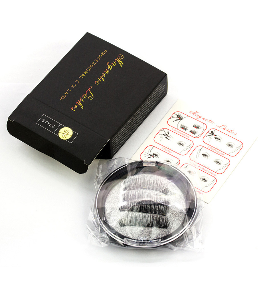 3D Triple Magnetic False Eyelashes Three Magnet Hand-Made Fibre False Eye Lashes 3 Magnetic 4 Choice Eyelash New Arrival
3D Triple Magnetic False Eyelashes Three Magnet Hand-Made Fibre False Eye Lashes 3 Magnetic 4 Choice Eyelash New Arrival