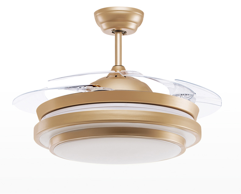 Modern LED Ceiling Invisible Fan Lights Lamps Timing Remote Control Frequency Conversion Motor Light Pendant Lamp Lighting Remote Control