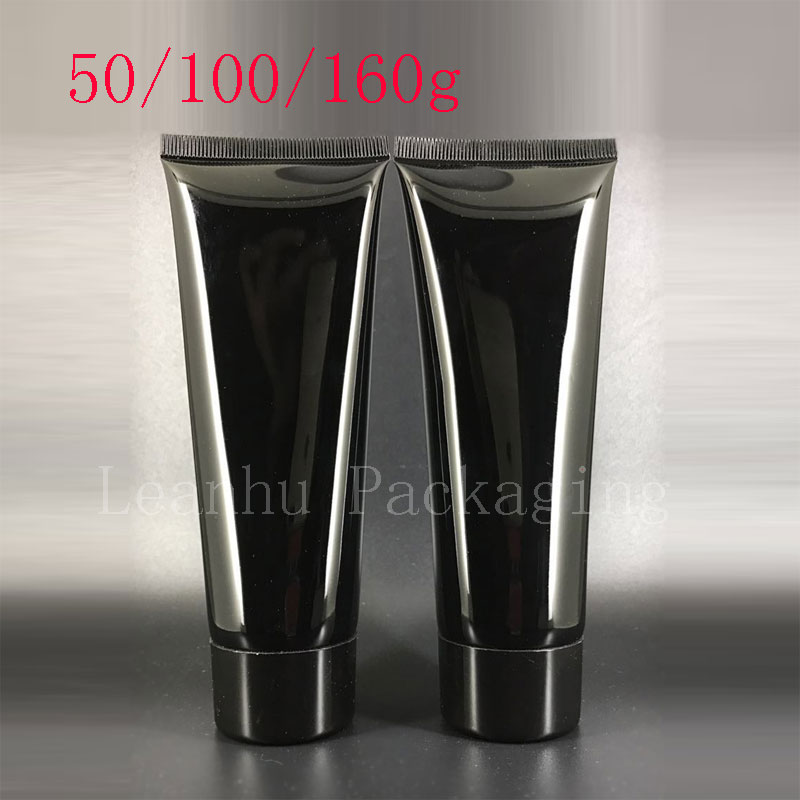 50g 100g 160g Empty Black Soft Squeeze Cosmetic Packaging Refillable Plastic Lotion Cream Tube Screw Lids Bottle Container
50g 100g 160g Empty Black Soft Squeeze Cosmetic Packaging Refillable Plastic Lotion Cream Tube Screw Lids Bottle Container