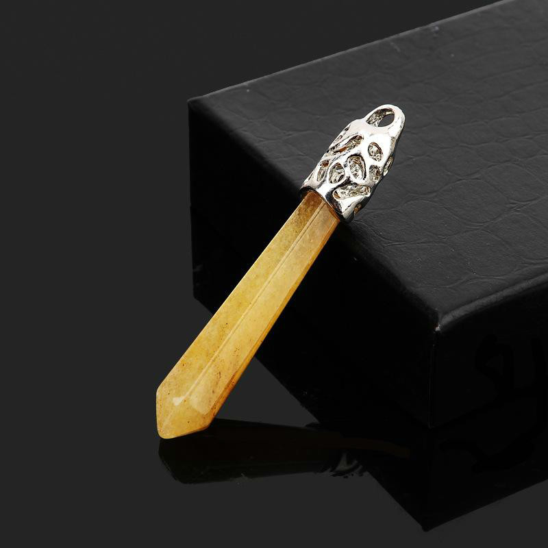 Natural Amethyst Point Pendant Opal Point Pendant Crystal Quartz Gemstone Healing Stone Pendulum Druzy Jewelry