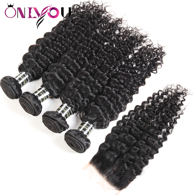 Brazilian Deep Wave Virgin Hair Closure Kinky Curly Human Hair Weave Bundles with Closure Straight 4 Bundles and Weaves Hair Wefts Wholesale
Brazilian Deep Wave Virgin Hair Closure Kinky Curly Human Hair Weave Bundles with Closure Straight 4 Bundles and Weaves Hair Wefts Wholesale