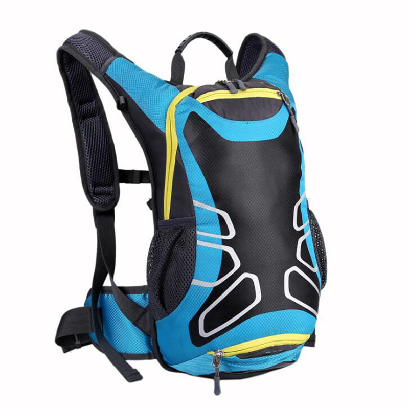 New Breathable Motorcycle Backpack Waterproof Nylon Motorbike Bag Reflective Safety Backpack Helmet Bag Riding Shoulder Bag