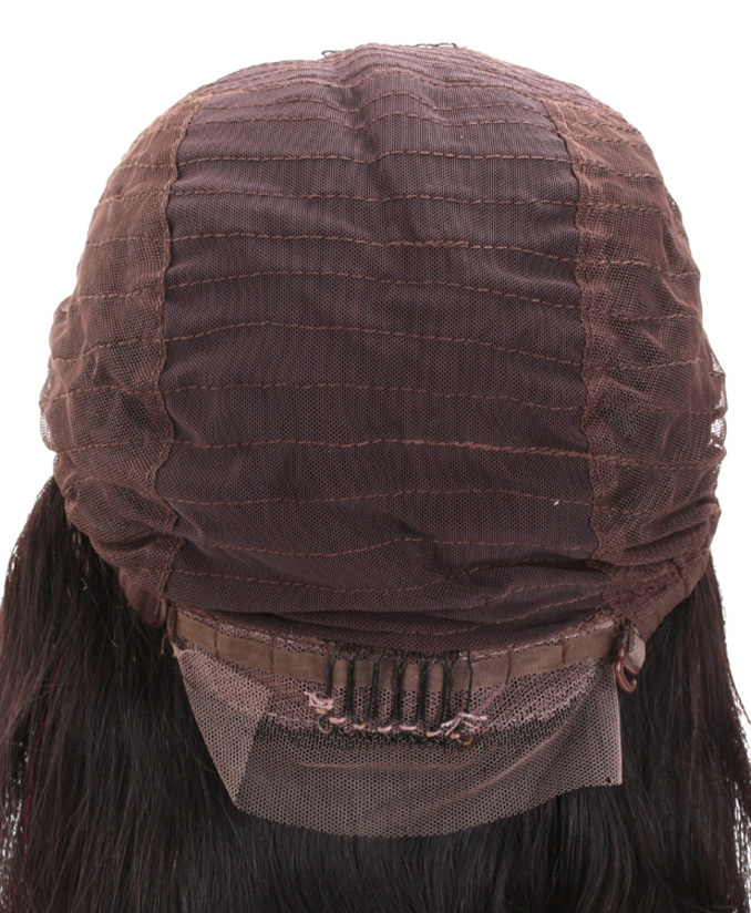 Brazilian Straight Hair Silk Base Lace Front Wigs Adjustable Pre Plucked Lace Frontal Human Hair Wigs Glueless Wigs Black Women Wholesale