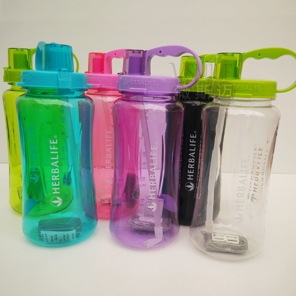 8 Color Big Capacity Transparent 2L 2000ml Fashion Portable Space Herbalife Nutrition Custom Shaker straps straw water Bottle C18110601
8 Color Big Capacity Transparent 2L 2000ml Fashion Portable Space Herbalife Nutrition Custom Shaker straps straw water Bottle C18110601