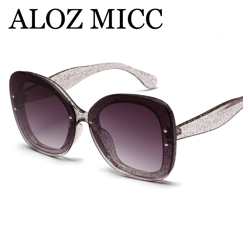 ALOZ MICC Oversized Rimless Sunglasses Women 2018 Brand Designer Eyewear for Female High Quality Glasses Oclous UV400 A551
ALOZ MICC Oversized Rimless Sunglasses Women 2018 Brand Designer Eyewear for Female High Quality Glasses Oclous UV400 A551