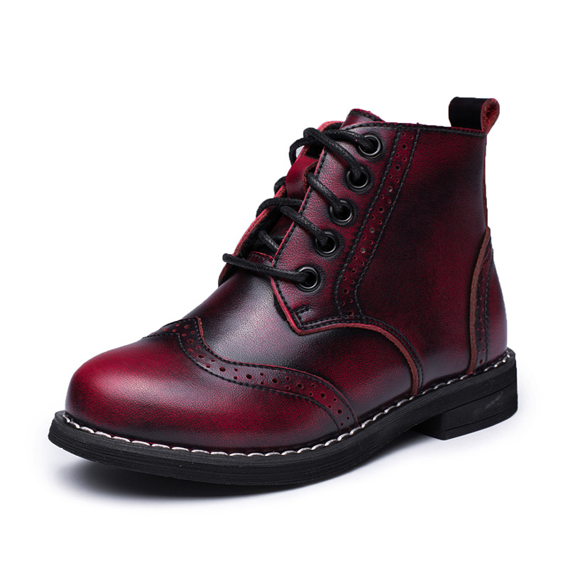 Winter Martin Boots Children Cowhide Genuine Leather Kids Girls Classical Rome Style Lace up Zipper Shoes Warm Boys Snow Boots
Winter Martin Boots Children Cowhide Genuine Leather Kids Girls Classical Rome Style Lace up Zipper Shoes Warm Boys Snow Boots