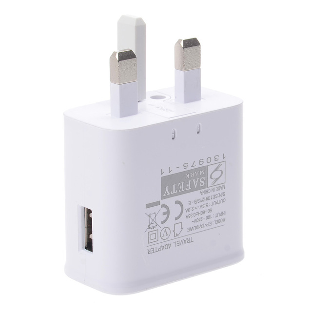 UK Plug 5V 2A AC EP-TA10UWE Single USB Port Smart Phone Wall Charger for Samsung Galaxy NOTE4/S7/S8/S9 good quality 50pcs/lot
UK Plug 5V 2A AC EP-TA10UWE Single USB Port Smart Phone Wall Charger for Samsung Galaxy NOTE4/S7/S8/S9 good quality 50pcs/lot