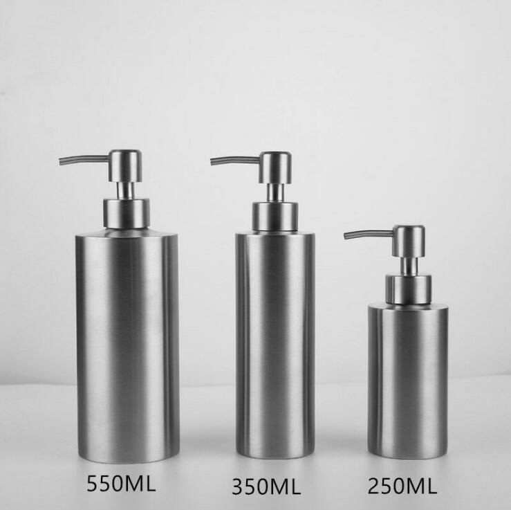 Liquid Soap Dispenser Bottle 304 Stainless Steel Countertop Kitchen Sink soap dispenser Chrome Soap Bottle 250ml/350ml/550ml Silver
Liquid Soap Dispenser Bottle 304 Stainless Steel Countertop Kitchen Sink soap dispenser Chrome Soap Bottle 250ml/350ml/550ml Silver