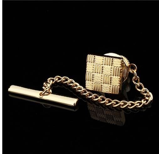 HAWSON Classic Metal Clutch Pin Backs Tie Pin Golden Square Tie Tack with Chain Free Shipping
HAWSON Classic Metal Clutch Pin Backs Tie Pin Golden Square Tie Tack with Chain Free Shipping