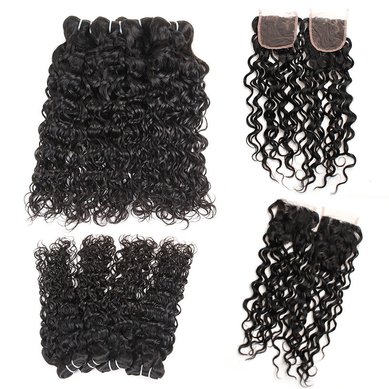 Water Wave Bundles with Closure Virgin Peruvian Indian Malaysian Wavy Human Hair Weaves Closure Cheap Human Hair Weave Bundles For Wholesale, Natural color
Water Wave Bundles with Closure Virgin Peruvian Indian Malaysian Wavy Human Hair Weaves Closure Cheap Human Hair Weave Bundles For Wholesale, Natural color