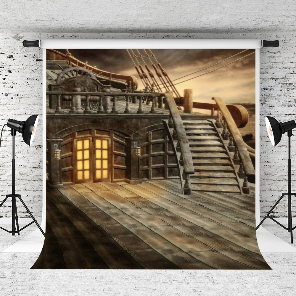Dream 5x7ft Retro Caribbean Pirate Ship Photography Backdrop Old Dark Wooden Floor Photo Studio Backgrounds for Halloween Theme Party Shoot
Dream 5x7ft Retro Caribbean Pirate Ship Photography Backdrop Old Dark Wooden Floor Photo Studio Backgrounds for Halloween Theme Party Shoot