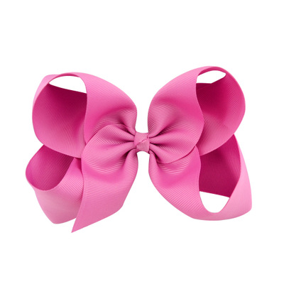 Hair Bows Solid Hairpins With Clip Hair Accessories Hairclips For Kids Girl 6 Inch Colorful Big Bowknot HD588