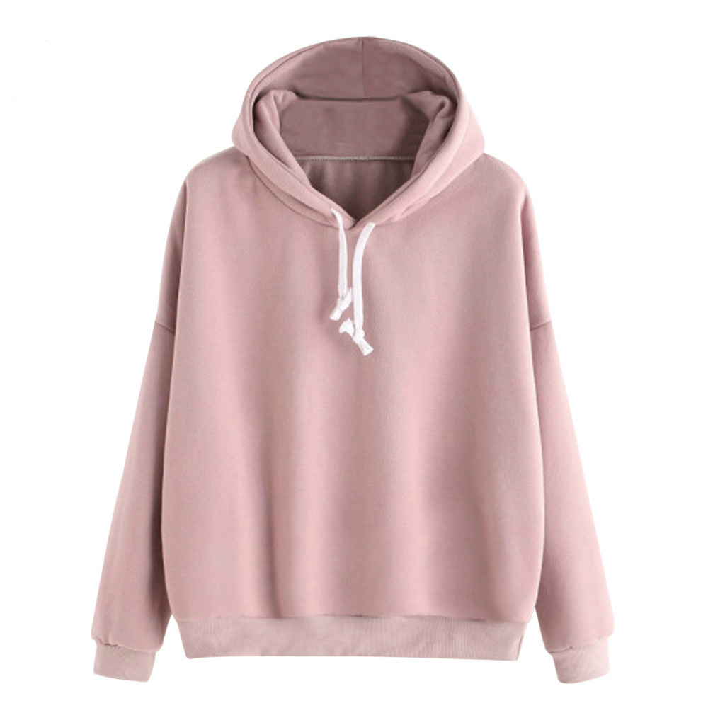 2018 Pink women' Gown With A Hood Hoodies Ladies Solid Long Sleeve Casual Hooded Harajuku Clothes Autumn Sweatshirts For Women, Black
2018 Pink women' Gown With A Hood Hoodies Ladies Solid Long Sleeve Casual Hooded Harajuku Clothes Autumn Sweatshirts For Women, Black