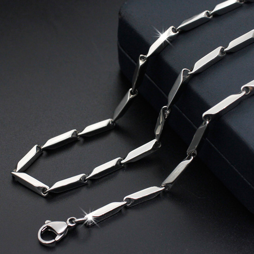 Stainless Steel Silver Rice Shape Chains Necklace Link Chain Jewelry for Men and Women Jewelry Accessories
Stainless Steel Silver Rice Shape Chains Necklace Link Chain Jewelry for Men and Women Jewelry Accessories